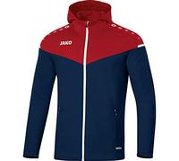 JAKO Men's Champ 2.0 Hooded Jacket, Marine/Chili Red, XXX-Large