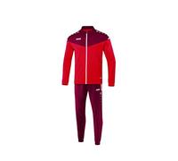 JAKO Men's Champ 2.0 Polyester Tracksuit, Red/Wine Red, S