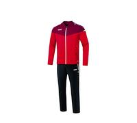 JAKO Mens Champ 2.0 Presentation Suit Red/Wine Red M