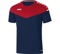 JAKO Men's Champ 2.0 t-shirt, navy/chili red, M