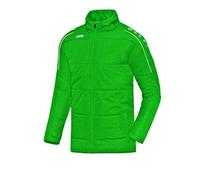 JAKO Men's Classico Coach Jacket, Sports Green, S