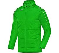 JAKO Men's Classico Coach Jacket, Sports Green, XXL
