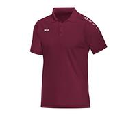 JAKO Men's Classico Polo, Maroon, XXL