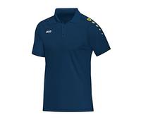 JAKO Men's Classico Polo, nightblue/citro, 3XL