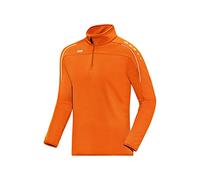 JAKO Men's Classico Training Zip Top, Men, 8650, neon orange, XL