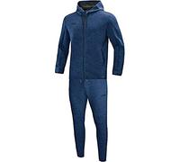 JAKO Men's Jogging Suit Premium Basics with Hood, Anthracite Mottled, 4XL, M9729