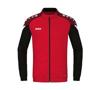 JAKO Men's Performance Polyester Jacket, Red/Black, XL