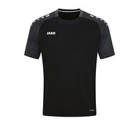 JAKO Men's Performance T-Shirt, Black/Anthra Light, M