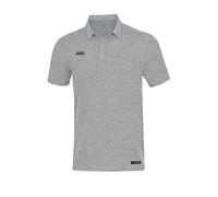 Jako Men's Polo Shirt, Size XL, Light Grey