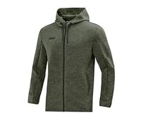 JAKO Men's Premium Basics Hooded Jacket, mens, Hooded jacket, 6829, Khaki mottled, 4XL