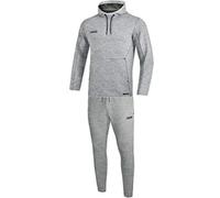 JAKO Men's Premium Basics Tracksuit with Hood, Men, Jogging suit, M9629, grey mixed, XL