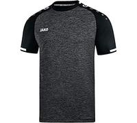 JAKO Men's Prestige KA Shirt, Schwarz Meliert/Weiß, XXX-Large
