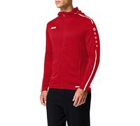JAKO Men's Striker 2.0 Hooded Tracksuit Polyester, Chili Red/White, 3XL