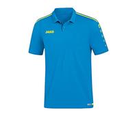 JAKO Men's Striker 2.0 Polo, Blau/Neongelb, M