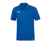 JAKO Men's Striker 2.0 Polo, Royal/White, XL