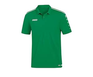 JAKO Men's Striker 2.0 Polo, sport green/white, XL