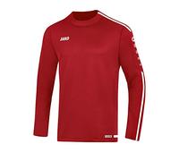 JAKO Men's Sweat Striker 2.0 Sweatshirt, Chili Red/White, XXL