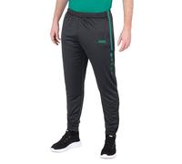 JAKO Men's Trainingshose Active Trouser, Anthracite/Turquoise, XL