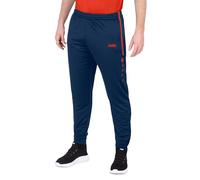JAKO Men's Trainingshose Active Trouser, Navy/Flame, XL