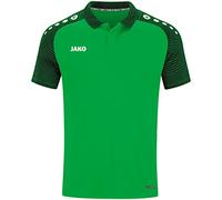 JAKO Polo Performance, Size: M, Colour: Soft Green/Black