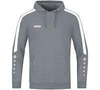 JAKO Power Hooded Sweatshirt, Size: 128, Colour: Stone Grey