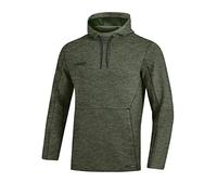 JAKO Premium Basics Women's Hooded Sweatshirt, Womens, 6729, khaki meliert, 38