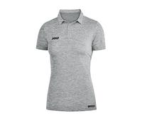 JAKO Premium Basics Women's Polo Shirt, Mottled Grey, 42