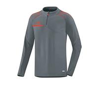 JAKO Prestige 8658 Men's Zip Top XS Anthracite Blue