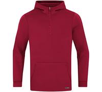 JAKO Pro Casual Zip Hoodie, Size: M, Colour: Chilli Red