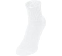 JAKO Sports Socks Short Pack of 3, Size: 4, Colour: White