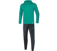 JAKO Striker 2.0 M9419 Men's Tracksuit Polyester with Hood Turquoise/Anthracite Size M