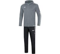 JAKO Striker 2.0 M9619 Men's Tracksuit with Hood Stone Grey/White 4XL