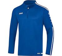 JAKO Striker 2.0 Men's Training Zip Top, Men, 8619, Royal/White, XL
