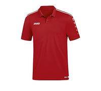 JAKO Striker 2.0 Polo Men's Polo - Chili Red/White, X-Large