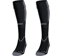 JAKO Stump Socks Lazio 3866, Multicoloured (Black / Gray), 3 (35-38)