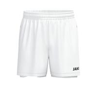 Jako Unisex 2-in-1 Shorts One, White, XXL