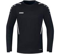 JAKO Unisex 8821 Sweatshirt, unisex_adult, Sweatshirt, 8821, black/white, XL