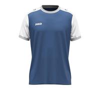 JAKO Unisex Dynamic Short Sleeve Jersey, Midnight Blue/White/Light Grey, S