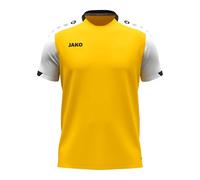 JAKO Unisex Dynamic T-Shirt, Yellow/White/Black, 4XL