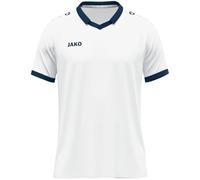 JAKO Unisex Glory Short Sleeve Jersey, White/Navy, S