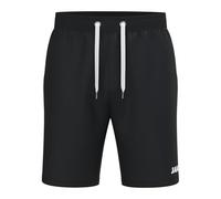 Jako Unisex Jogging Shorts, One Cotton, Black, XXL