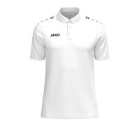 Jako Unisex Polo Shirt One Cotton, White, 3XL