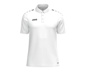 Jako Unisex Polo Shirt One, White, XL