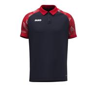 Jako Unisex Polo Shirt Sonic, Navy/Red, S