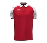 Jako Unisex Polo Shirt Sonic, Red/White, XL