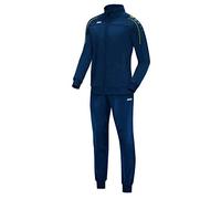 JAKO Unisex Polyester Classico Tracksuit, Night Blue/Citro, 3XL
