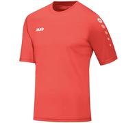 JAKO Unisex Team Short Sleeve Jersey Coral, M