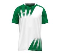 JAKO Unisex Vintage Short Sleeve Jersey, White/Green, L