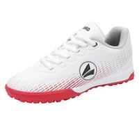 JAKO Unisex's J-st Skill Soccer Shoe, White Fiery Red, 12 UK