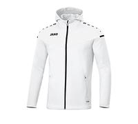 JAKO Women's Champ 2.0 Hooded Jacket, White, 44 (EU)
